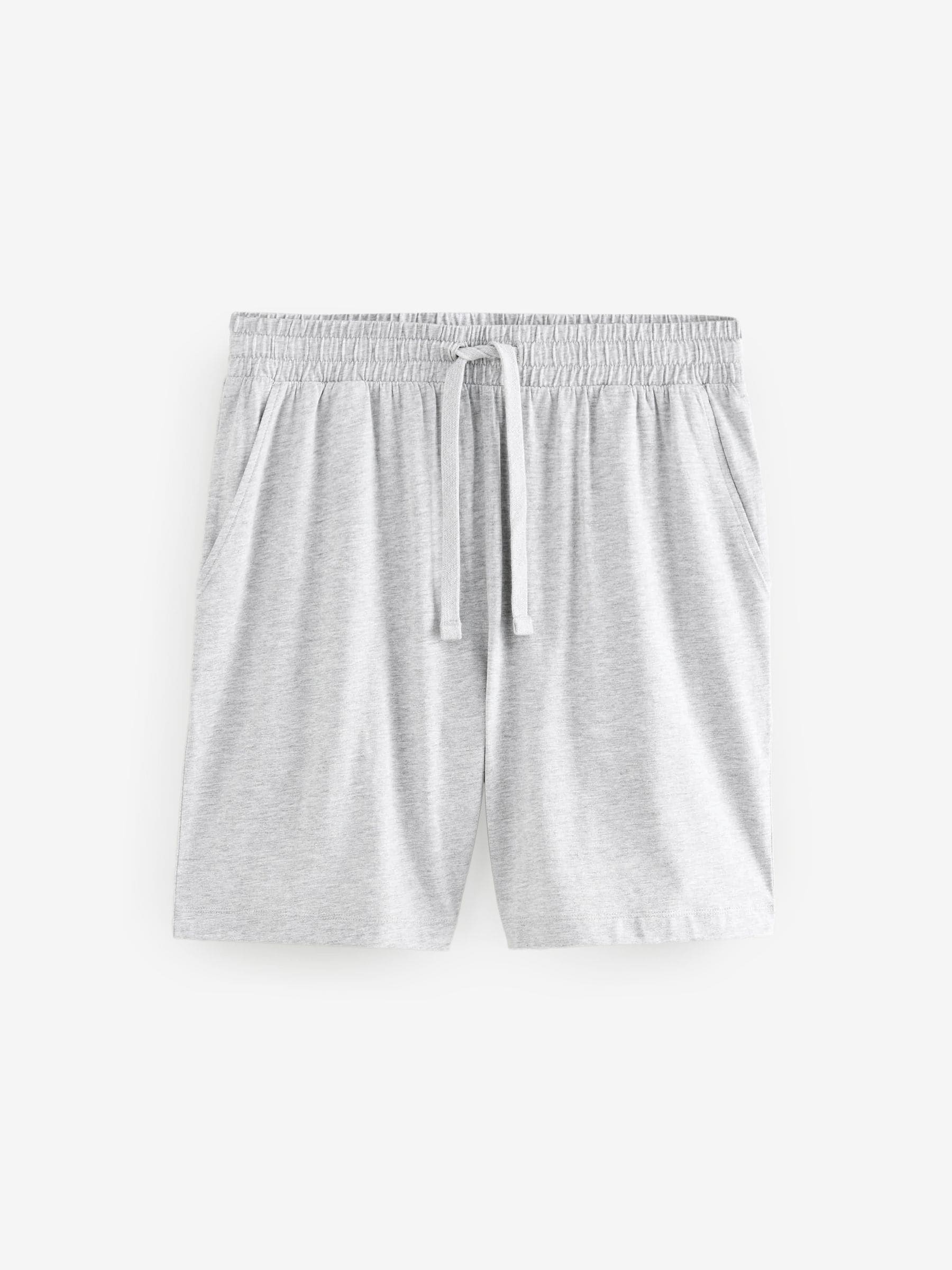 Marineblauw/grijs - Korte jersey pyjama's verpakking van 2