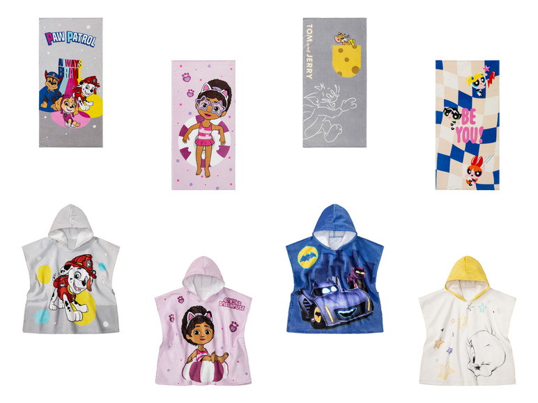 Strandhanddoek / kinderen strandponcho