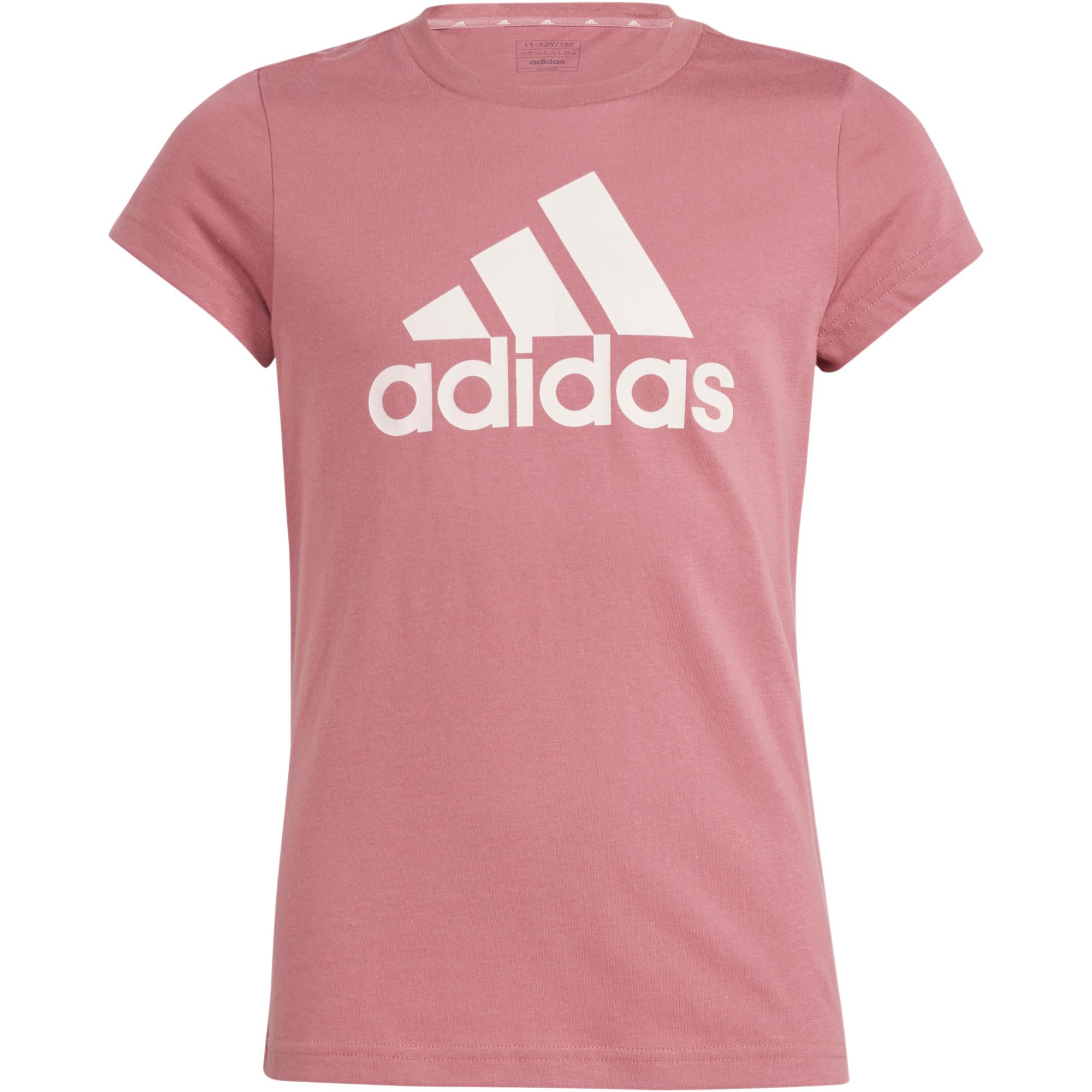adidas Essentials Big Logo Cotton T-Shirt Mädchen preloved crimson