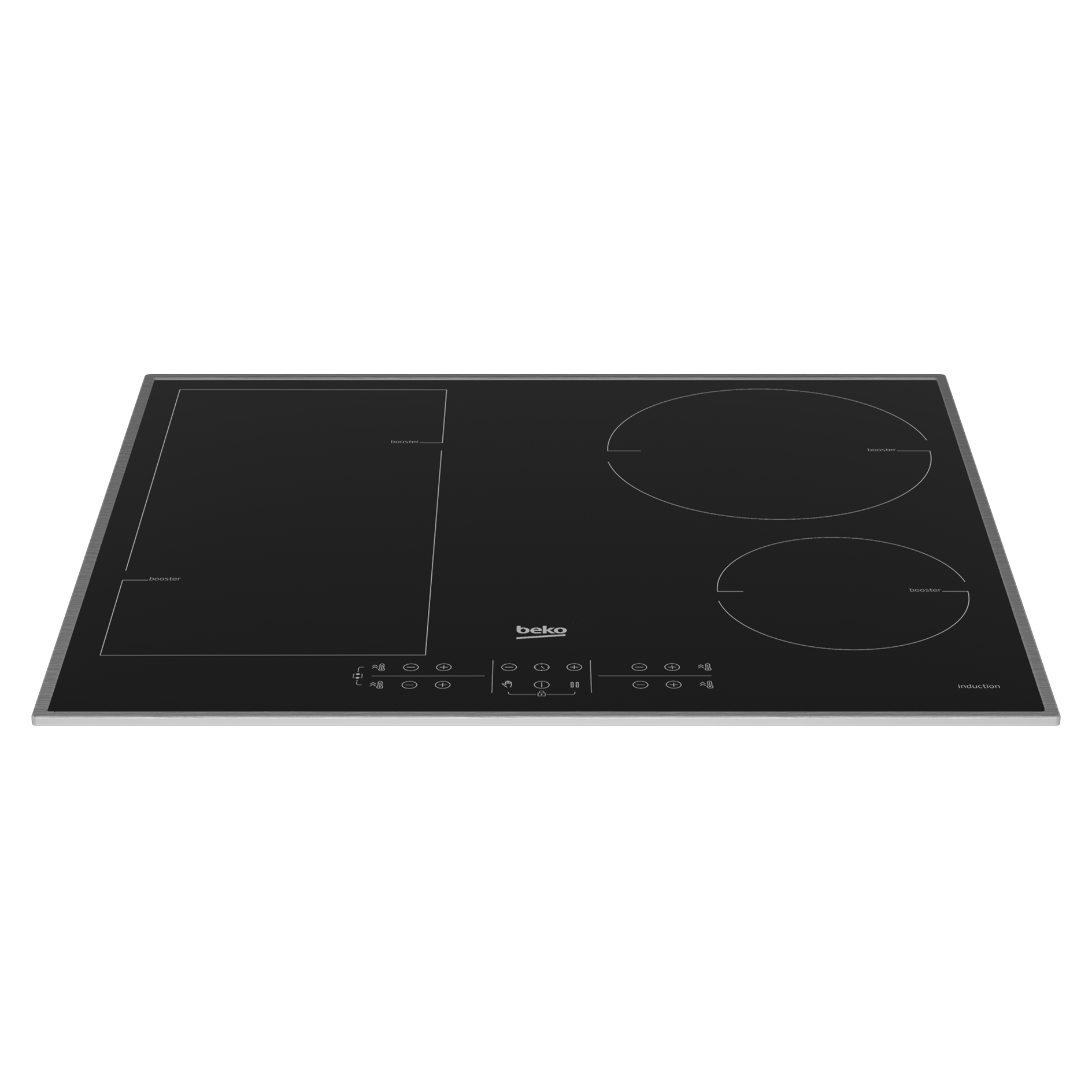 BEKO Einbau-Induktionskochfeld HII64200FMTX - autark - 59 cm