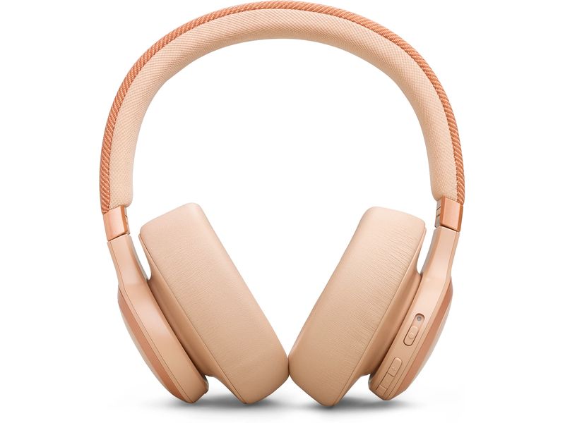 JBL Wireless On-Ear-Kopfhörer Live 770NC Rose Kabelloser Over-Ear-Kopfhörer mit True Adaptive Noise Cancelling