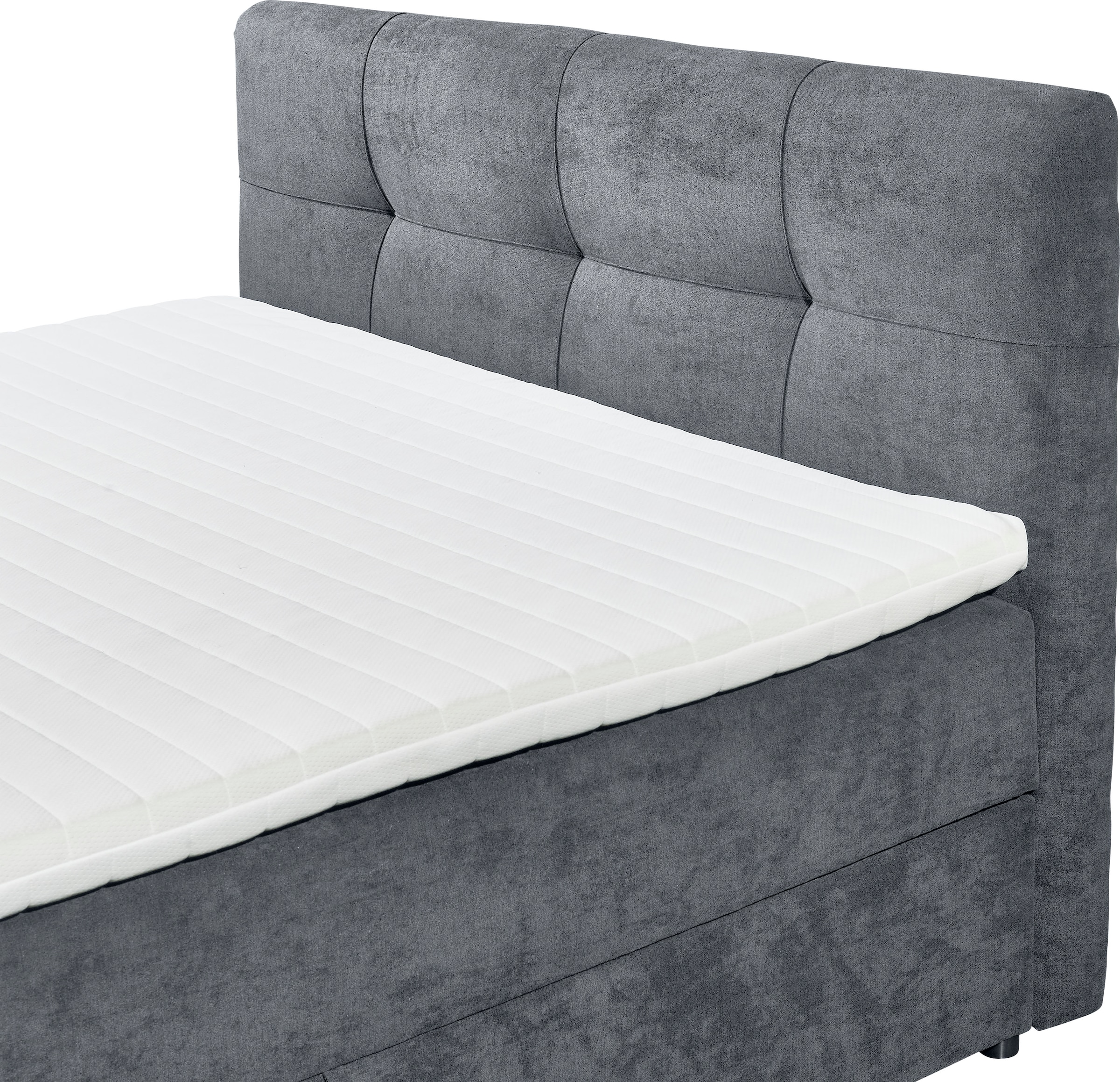 ED EXCITING DESIGN Boxbett »Winnipeg« 5 Stk. tlg. inkl. zwei Bettkästen und Topper