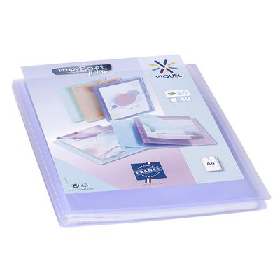 Viquel Propysoft - Porte vues personnalisable - 80 vues - A4 - disponible dans différentes couleurs