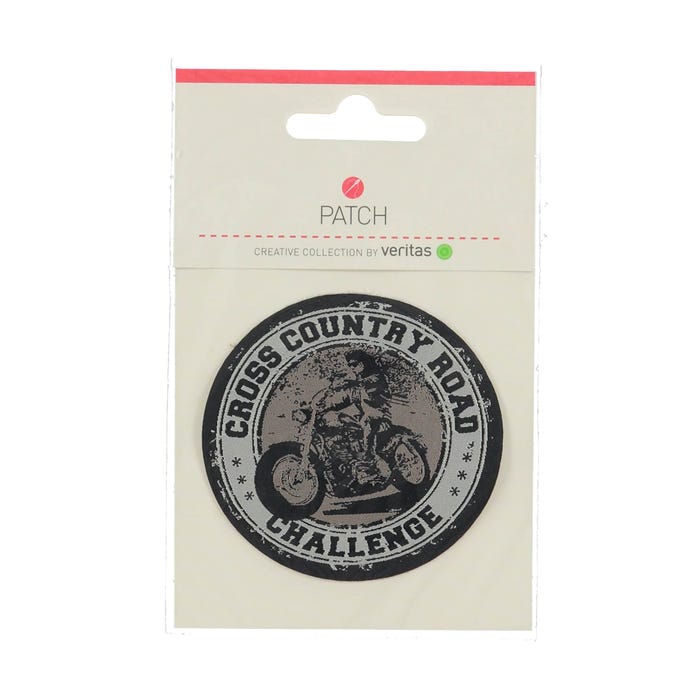 Atelier Veritas-Ronde patch motocross Ø7,5cm