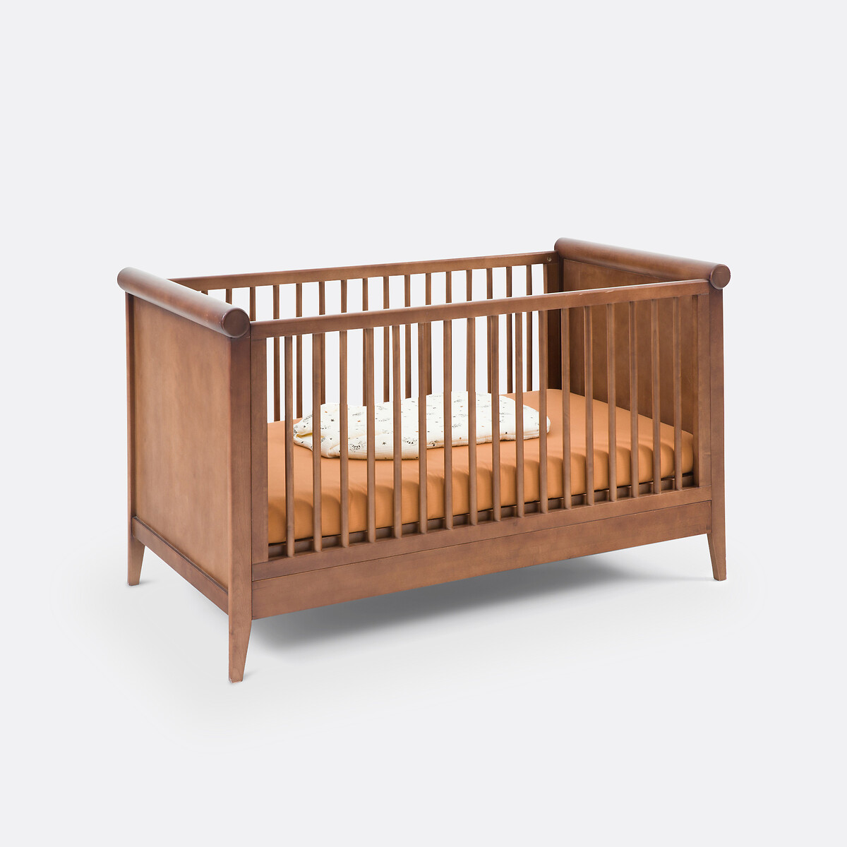 LA REDOUTE INTERIEURS<br>Cama de bebê evolutiva vintage em tom de nogueira, Florette