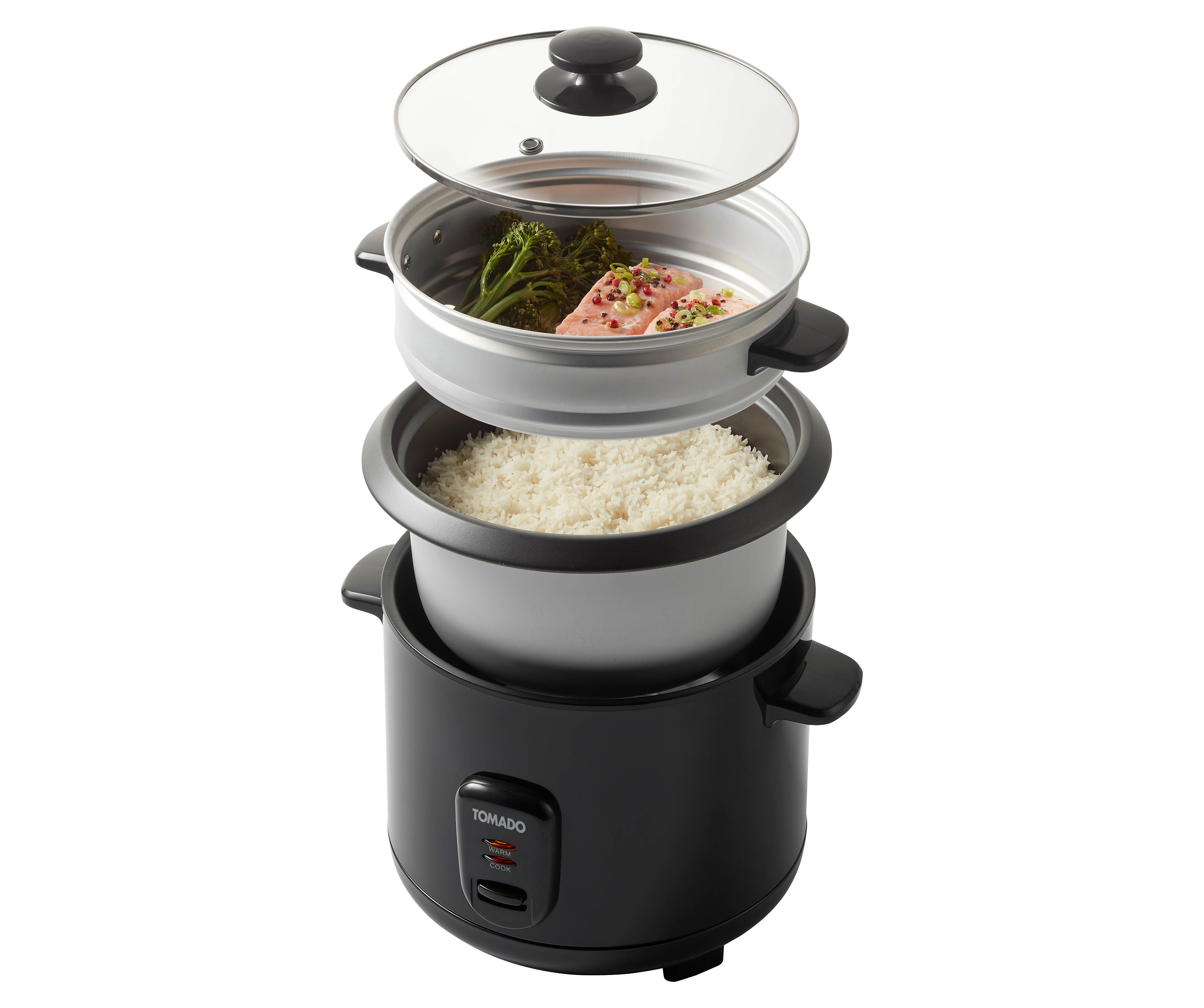 Tomado trc1501b rijstkoker met stoommand