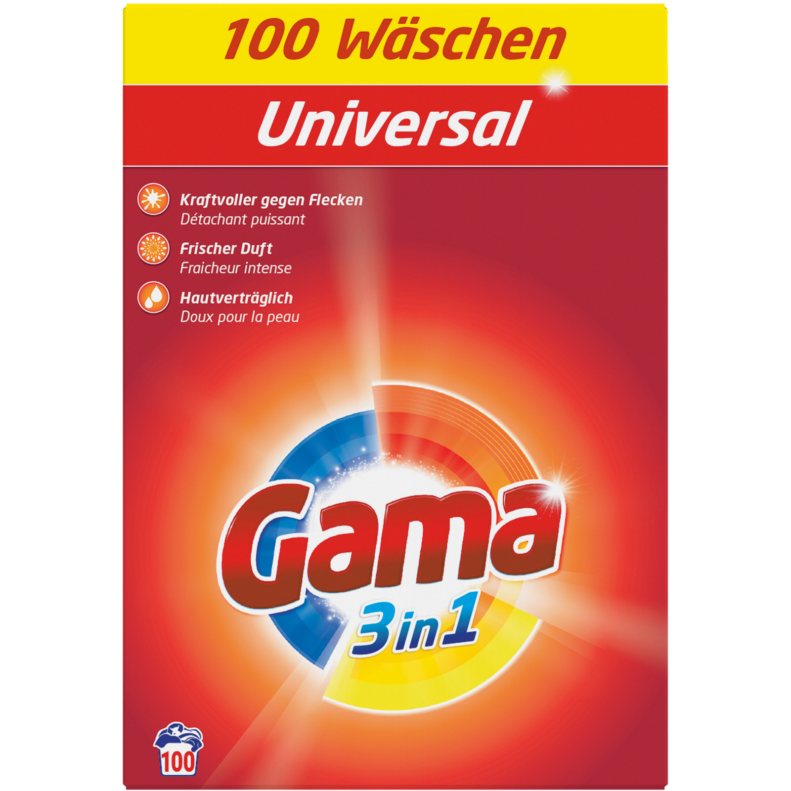 Gama Waschmittelpulver Universal 100 Waschgänge