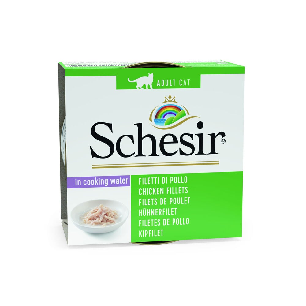 Schesir - Kattenvoer in water gekookt - 85 Gram - kip