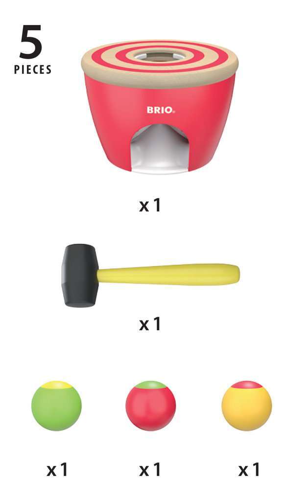 BRIO Spiel Kugel-Hammerspiel