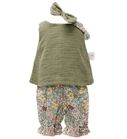 Mini Mommy Puppenkleidung - 42-46 cm - Spencer-Set - Moosgrün