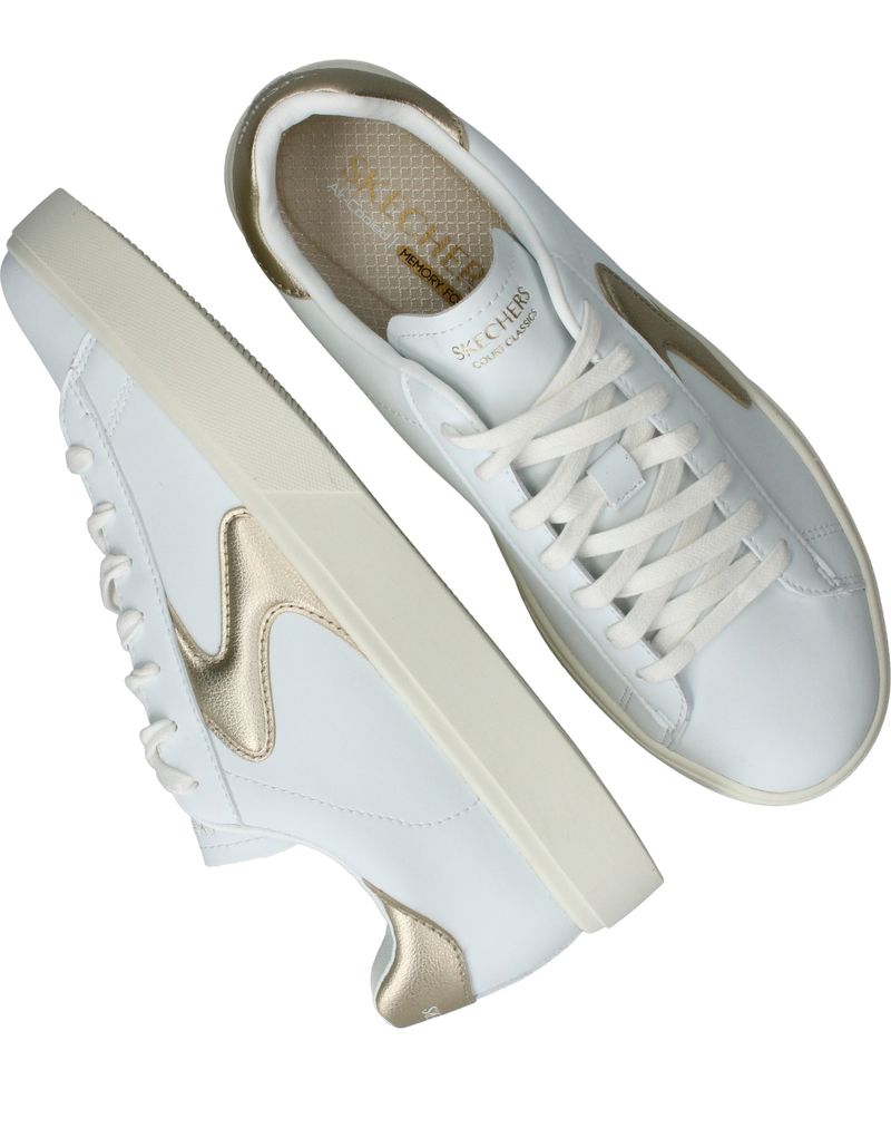 Skechers Eden LX Beaming Glory Sneakers Wit Dames
