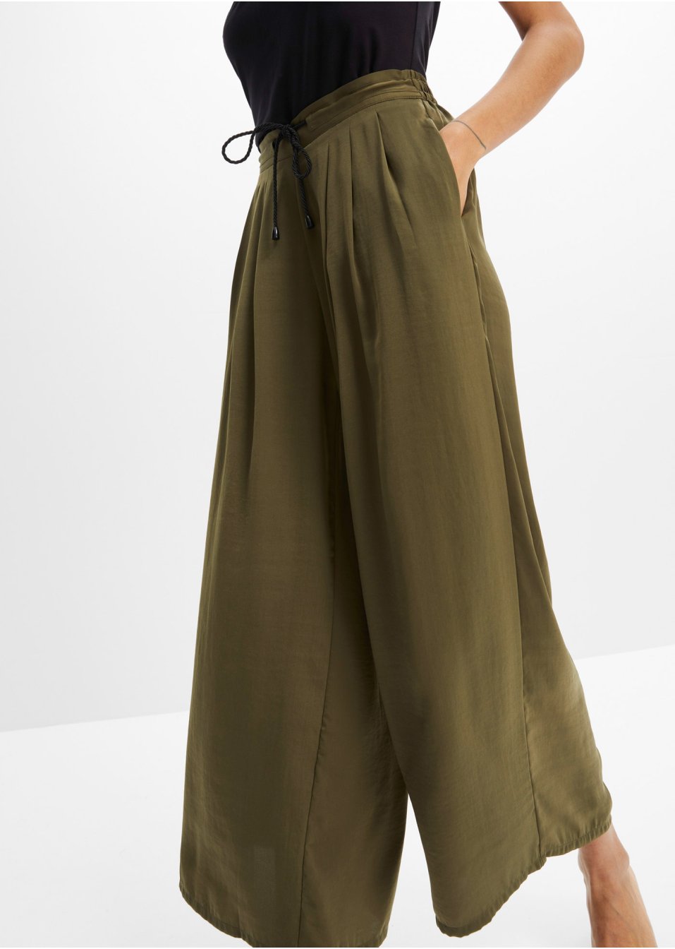 Jupe-culotte en satin