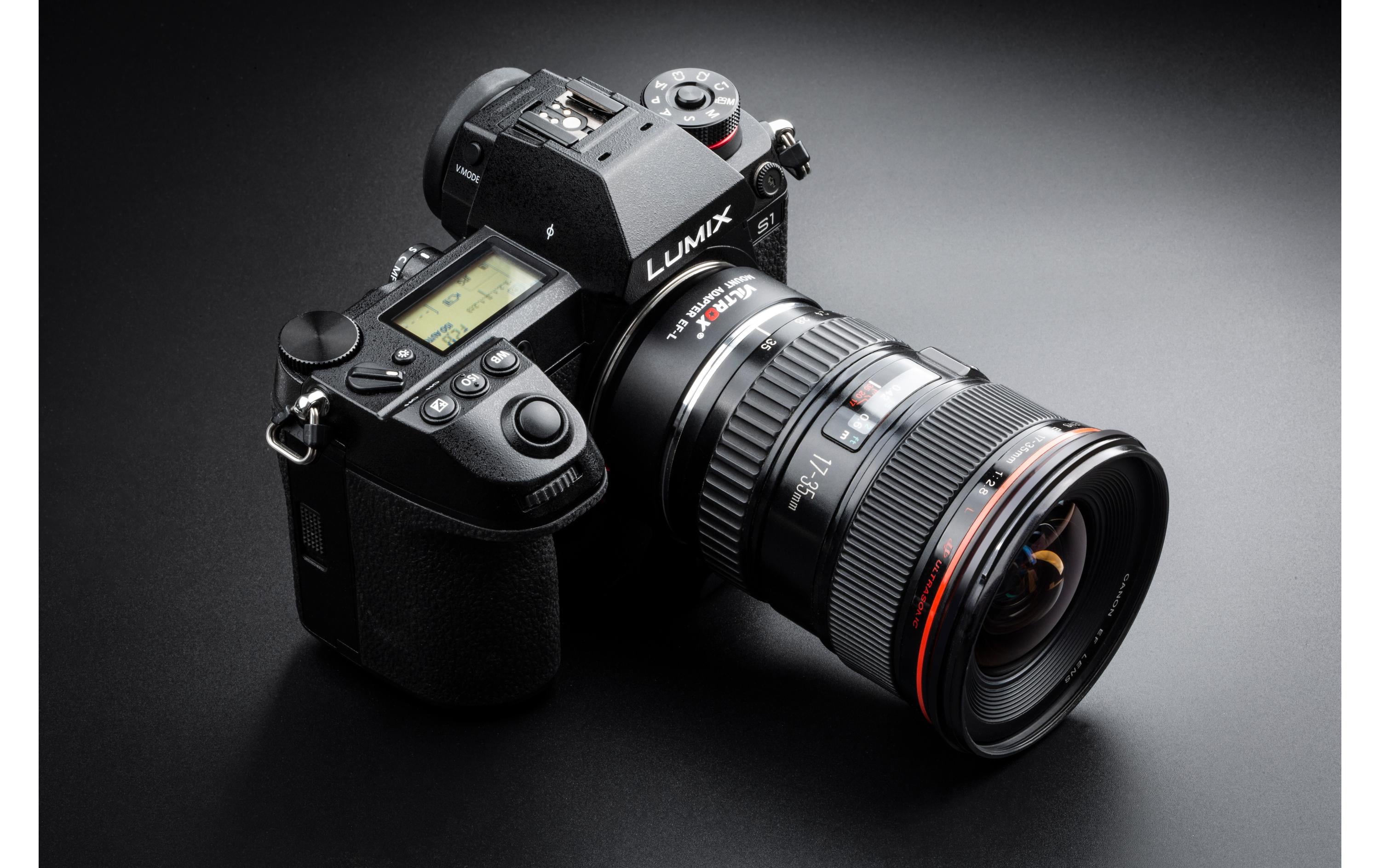 Objektiv-Adapter EF-L<br>EF-L Autofokus-Objektiv-Mount-Adapter für Canon EF/EF-S-Objektive in Verbindung mit Leica/Panasonic/Sigma L-Mount-Gehäusen