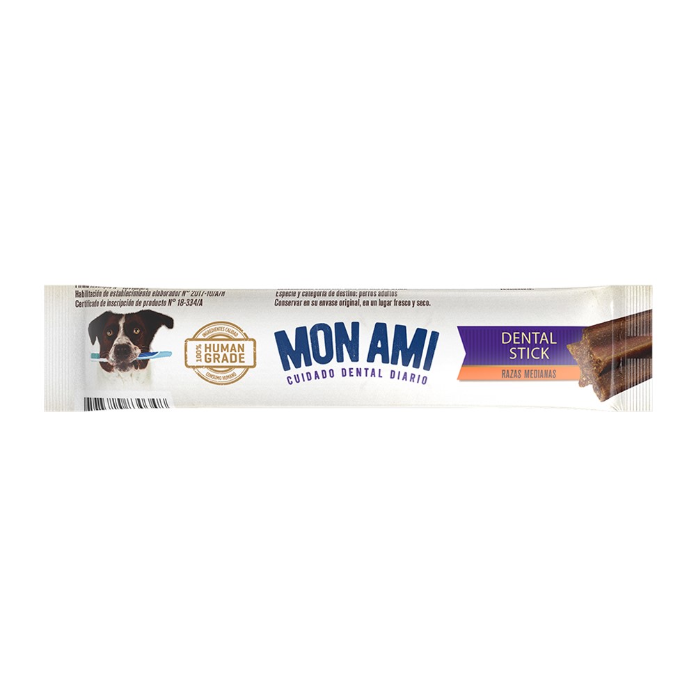 Dental Stick para higiene bucal de cães. Fabricado na Argentina.