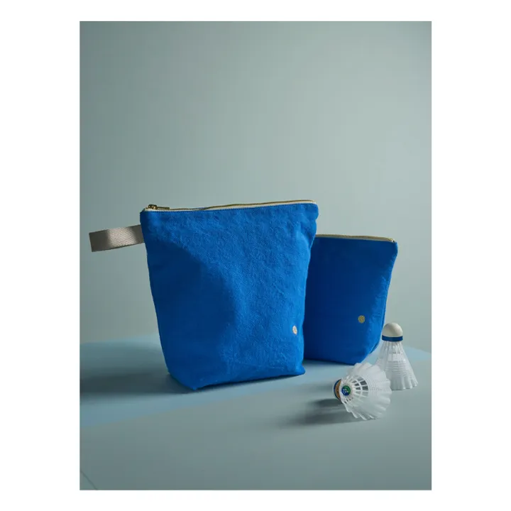 La cerise sur le gâteau Trousse de toilette Iona | Bleu électrique