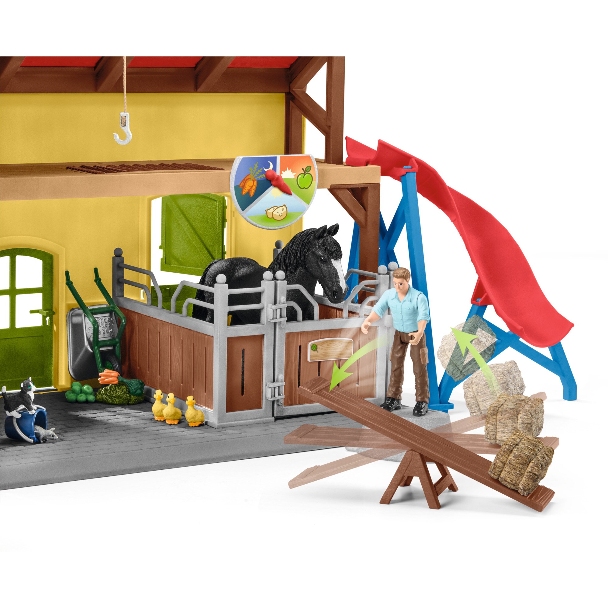 Schleich Spielfigur Farm World Pferdestall