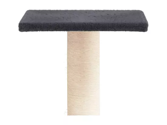 Arbre à chat avec plate-forme gris foncé 38 cm