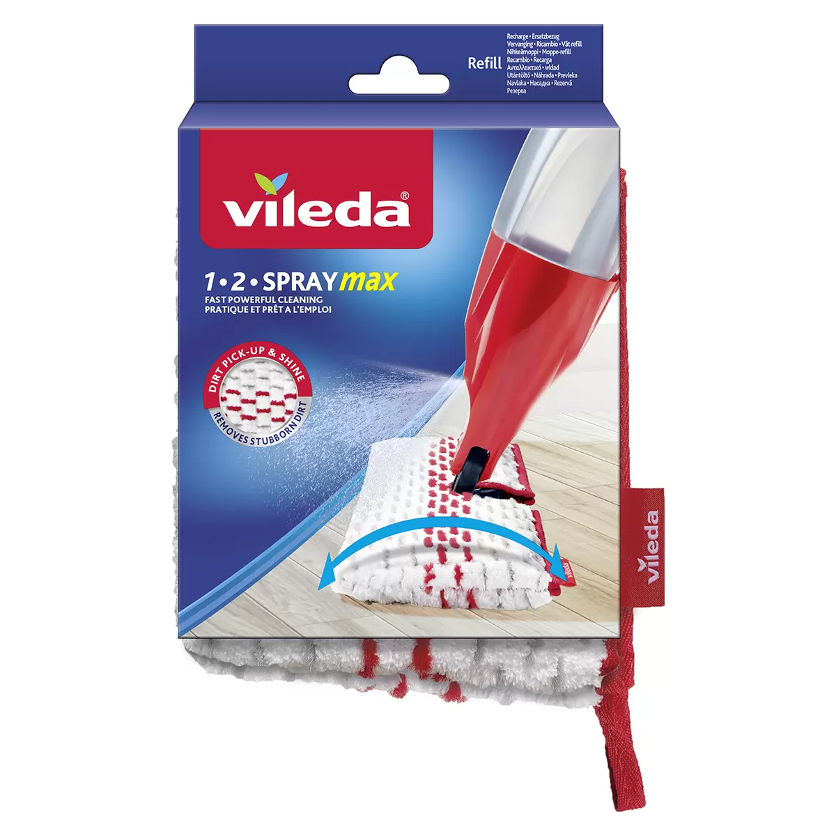 Ersatzbezug Vileda blau,rot