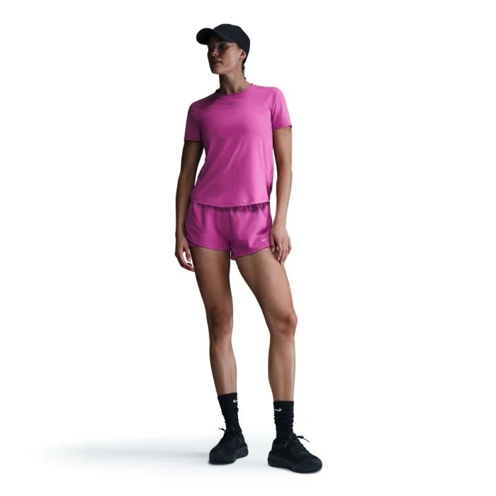 Nike Dame T-shirts Dri-FIT One Classic Short Sleeve Tee Pink