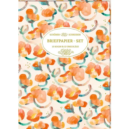 Coppenrath Verlag Briefpapier-Set - All about orange