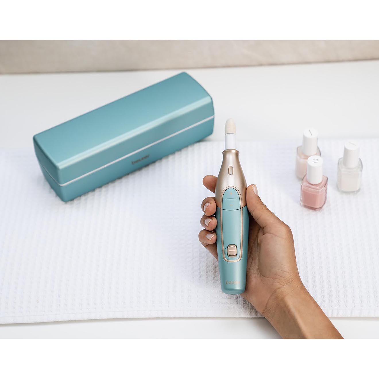 Beurer Appareil de manucure/pédicure turquoise
