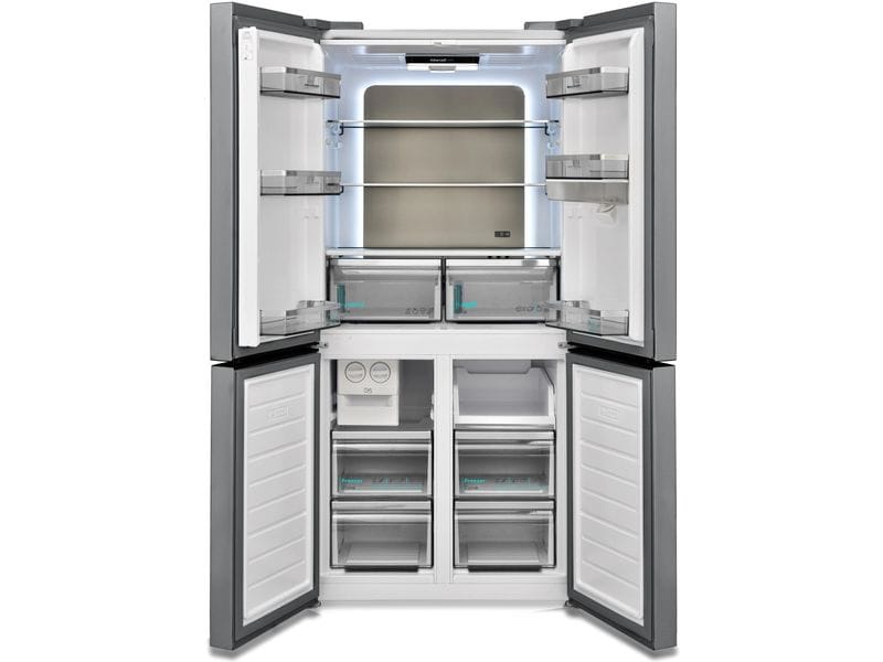 Sharp Foodcenter SJ-NFA35IHDPD Edelstahl Side by Side Kühl- und Gefrierteil