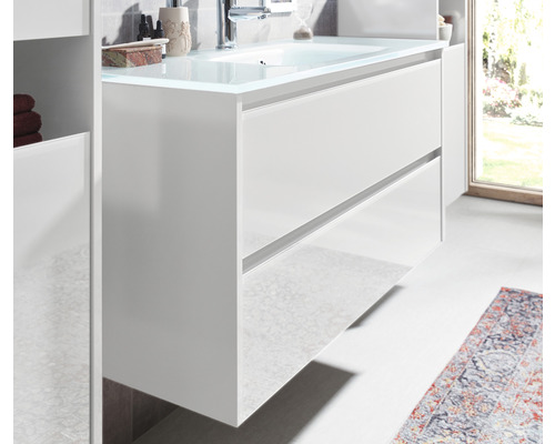 Pelipal xpressline 3261 wastafelmeubel, afmetingen (B x H x D): 100 x 52,9 x 42 cm, frontkleur: wit, 3261.511014