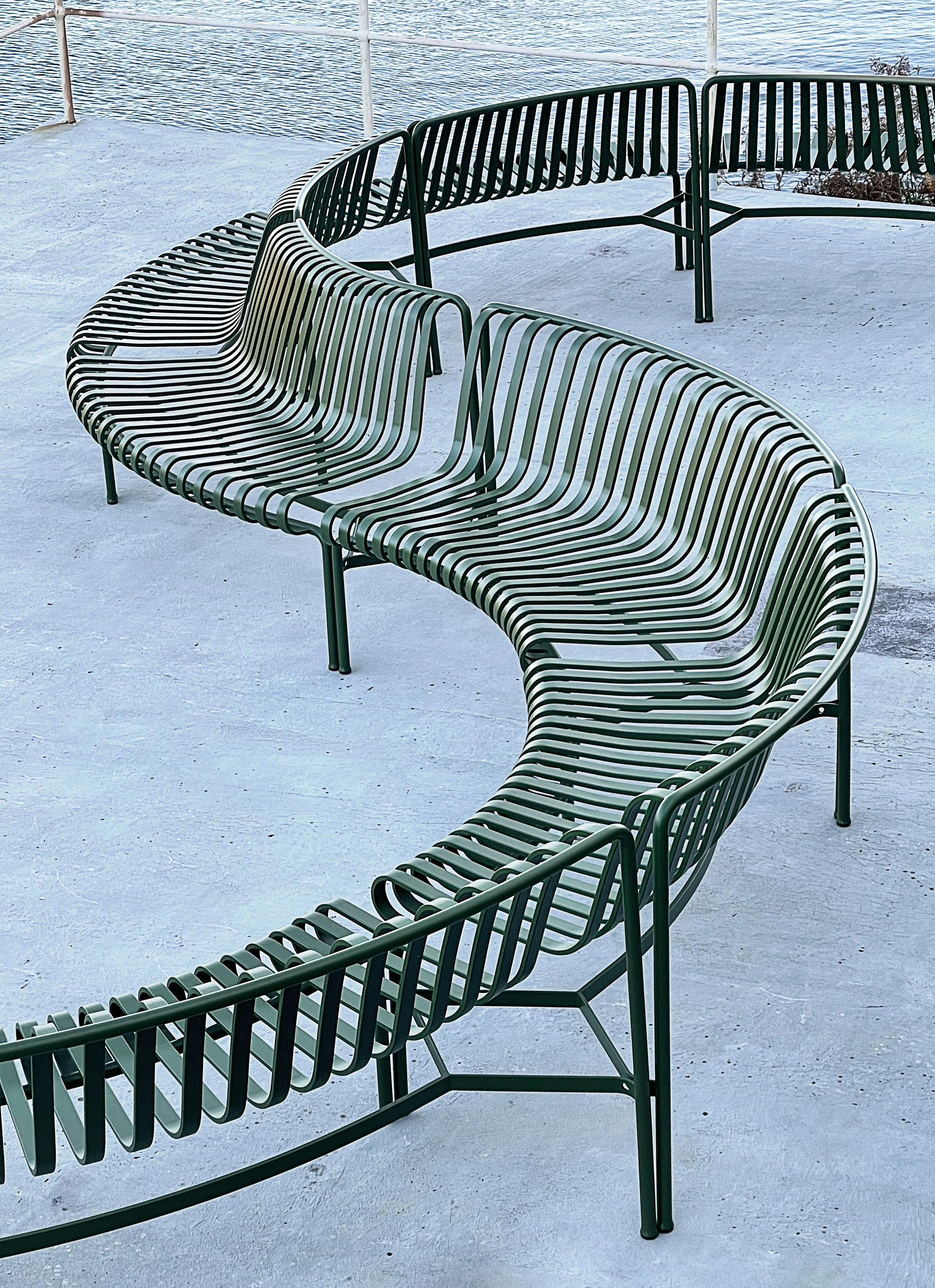 HAY  Palissade Park Dining in-add-on - Sky Grey