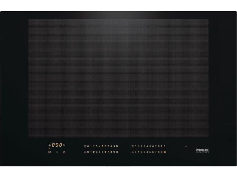 Miele Induktionskochfeld KM 7617 FX Aufliegend/Flächenbündi Induktion-Kochfeld mit 4 Herdplatten