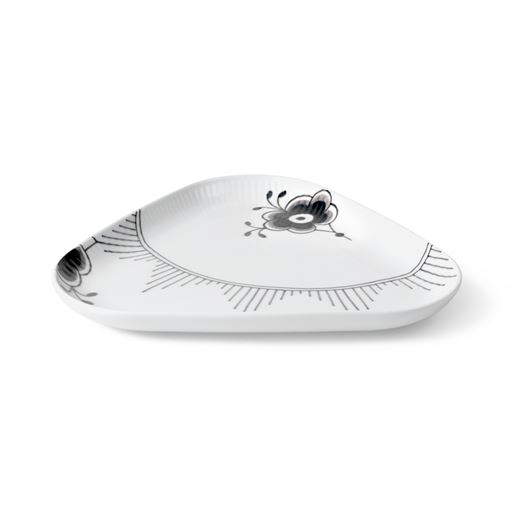 Royal Copenhagen Sort Mega Riflet Serveringssæt, One Size