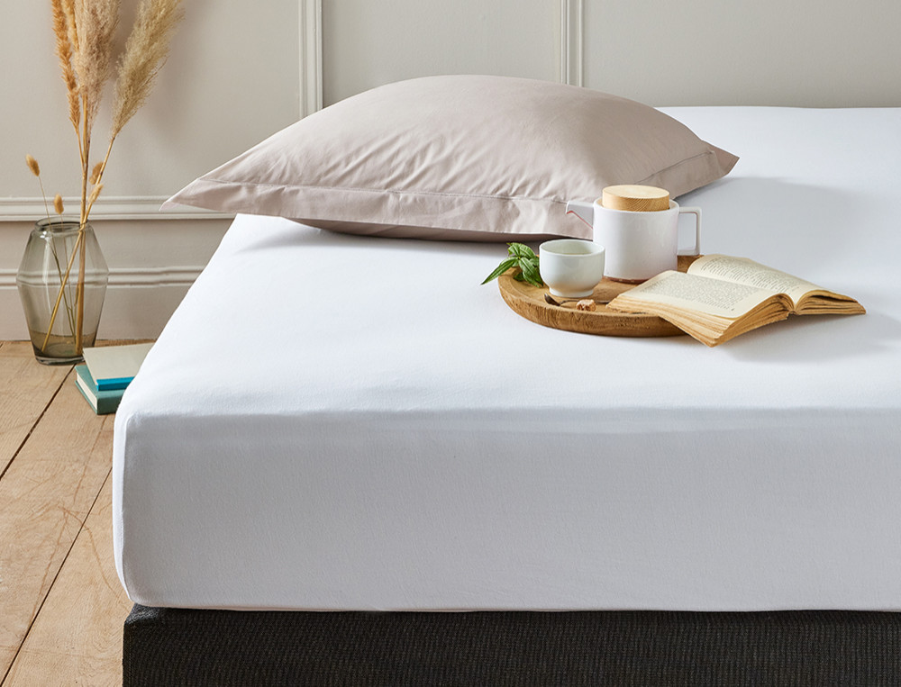 Pack 2 draps-housses-Jersey extensible