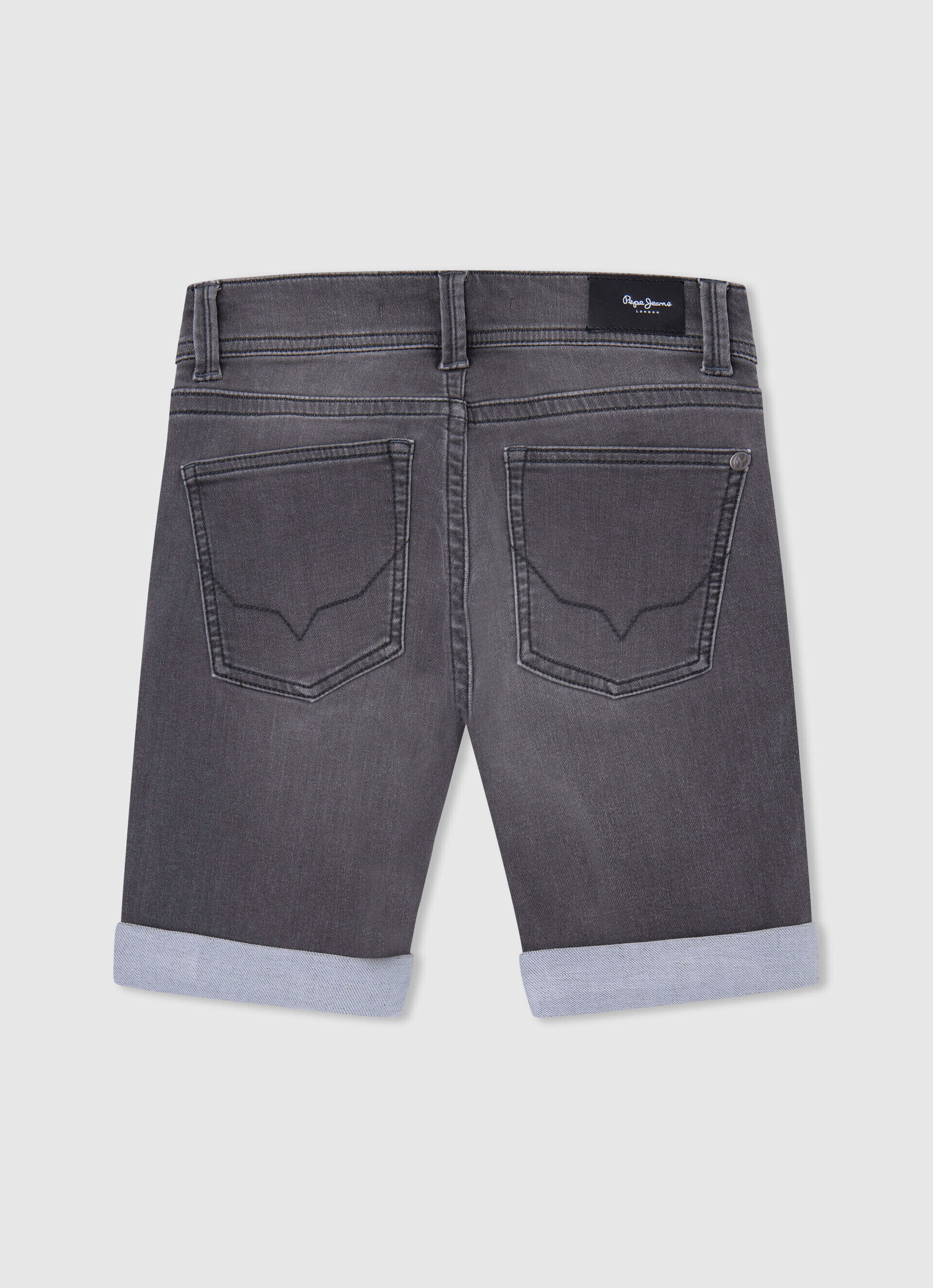 BERMUDA DENIM FIT SLIM - denim