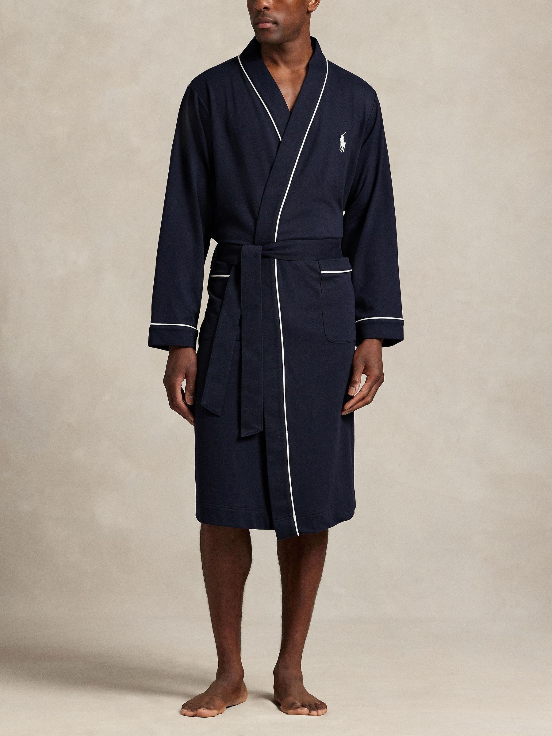Polo Ralph Lauren Contrast Piping Lounge Robe