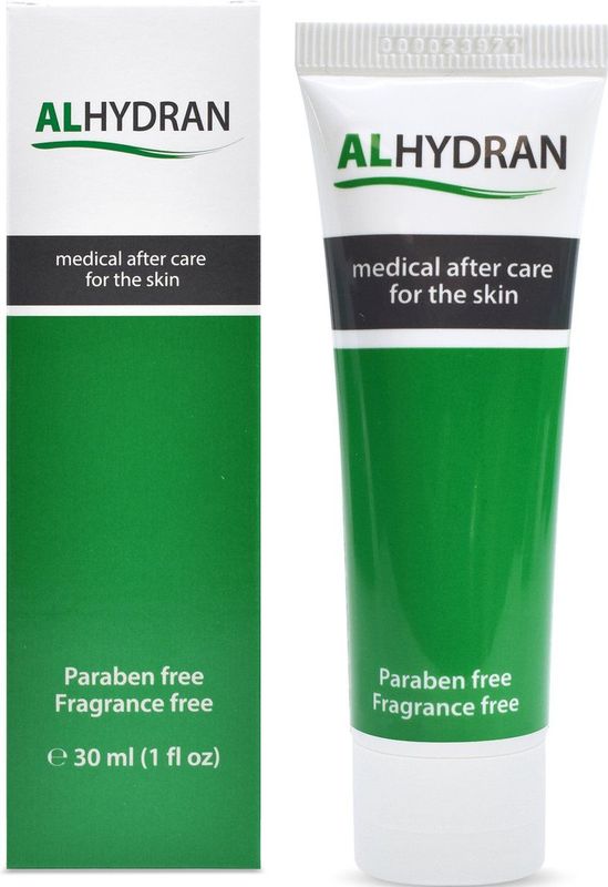 ALHYDRAN 30 ml - Brandwond- & littekencrème - Hydraterende crème - Aloë Vera crème - Crème tegen een droge huid en roodheid