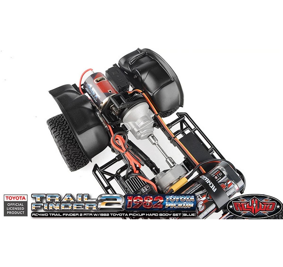 Scale Crawler Trail Finder 2 1982 Toyota, RTR, 1:10, Blau<br>1982 Toyota Pickup mit fester Karosserie