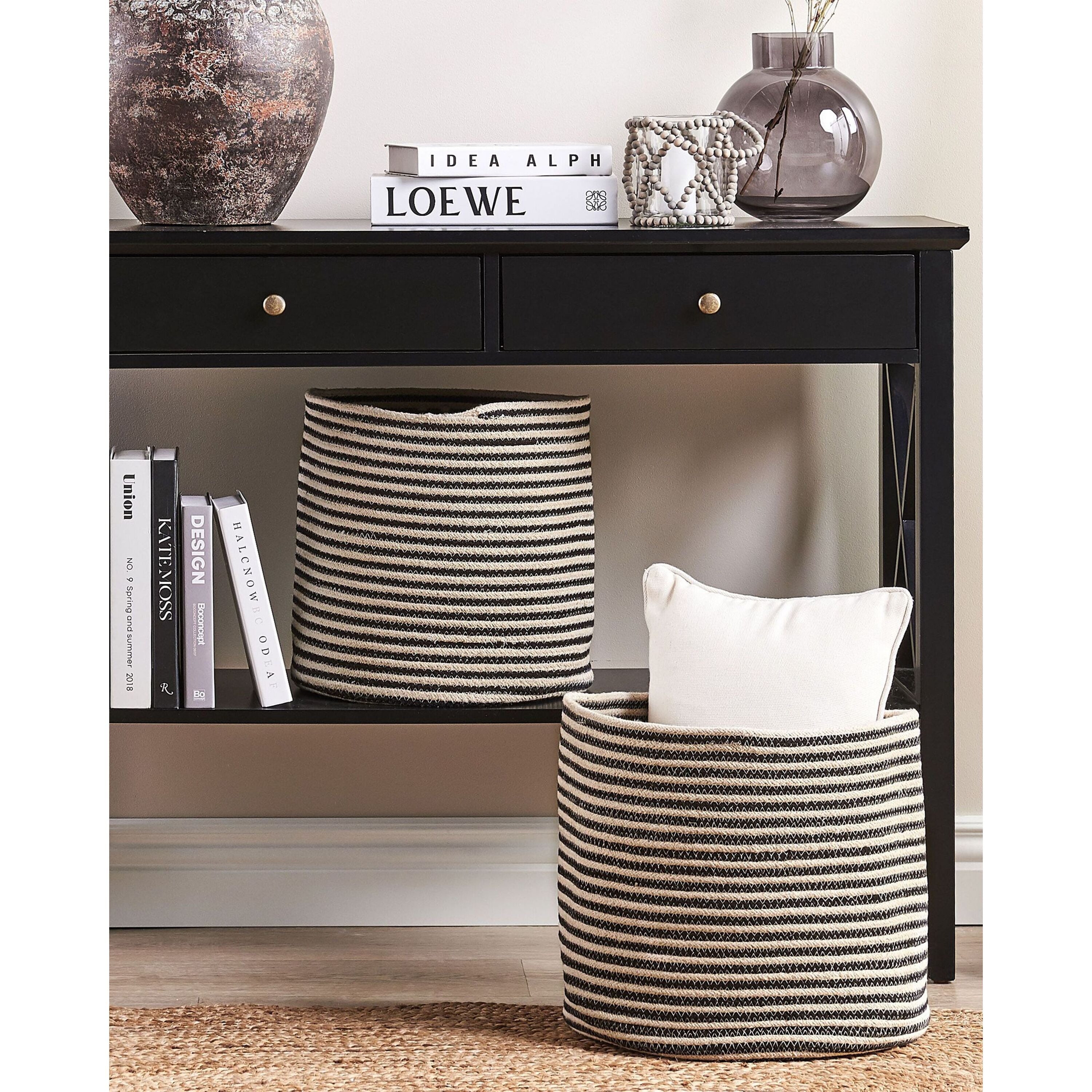 Beliani - YERKOY - Mand set van 2 - Beige - Katoen