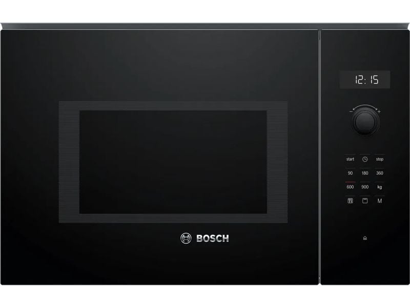 Bosch Einbaumikrowelle BEL554 MB0 Schwarz Einbau-Mikrowelle aus Edelstahl