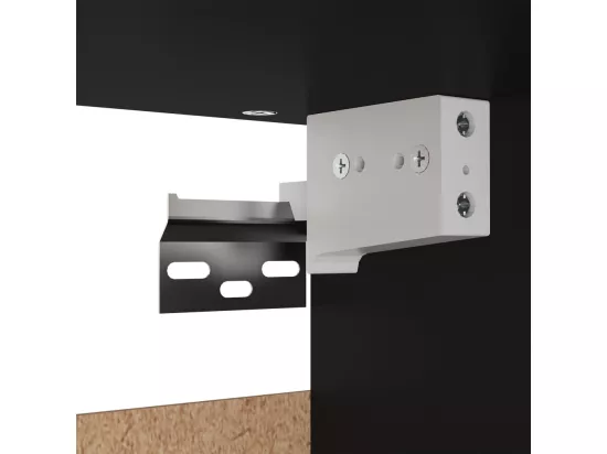 Porte manteau mural Noir 70x32,5x35