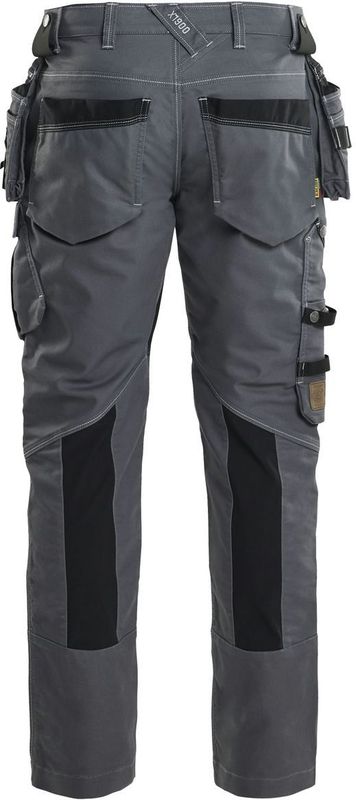 Blåkläder 1990-1141 Werkbroek denim stretch X1900 Medium Grijs/Zwart maat C146