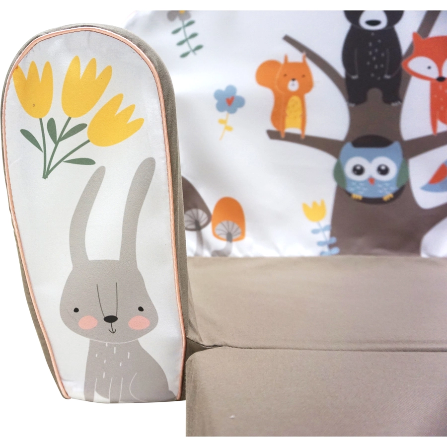 knorr toys® Kindersofa Forest weiß