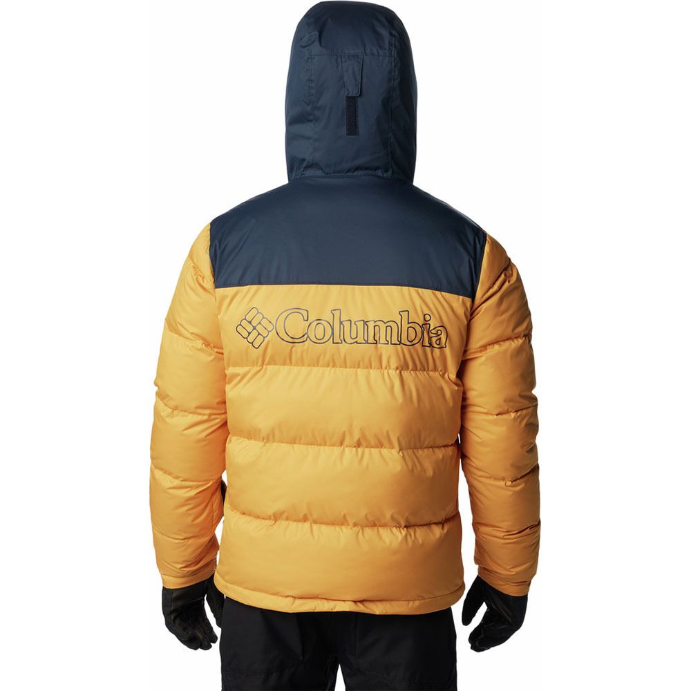 Columbia ICELINE RIDGE - Doudoune ski Homme yellow
