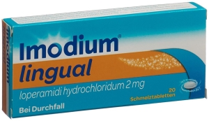 IMODIUM lingual Schmelztabletten 2mg, 20 Stück