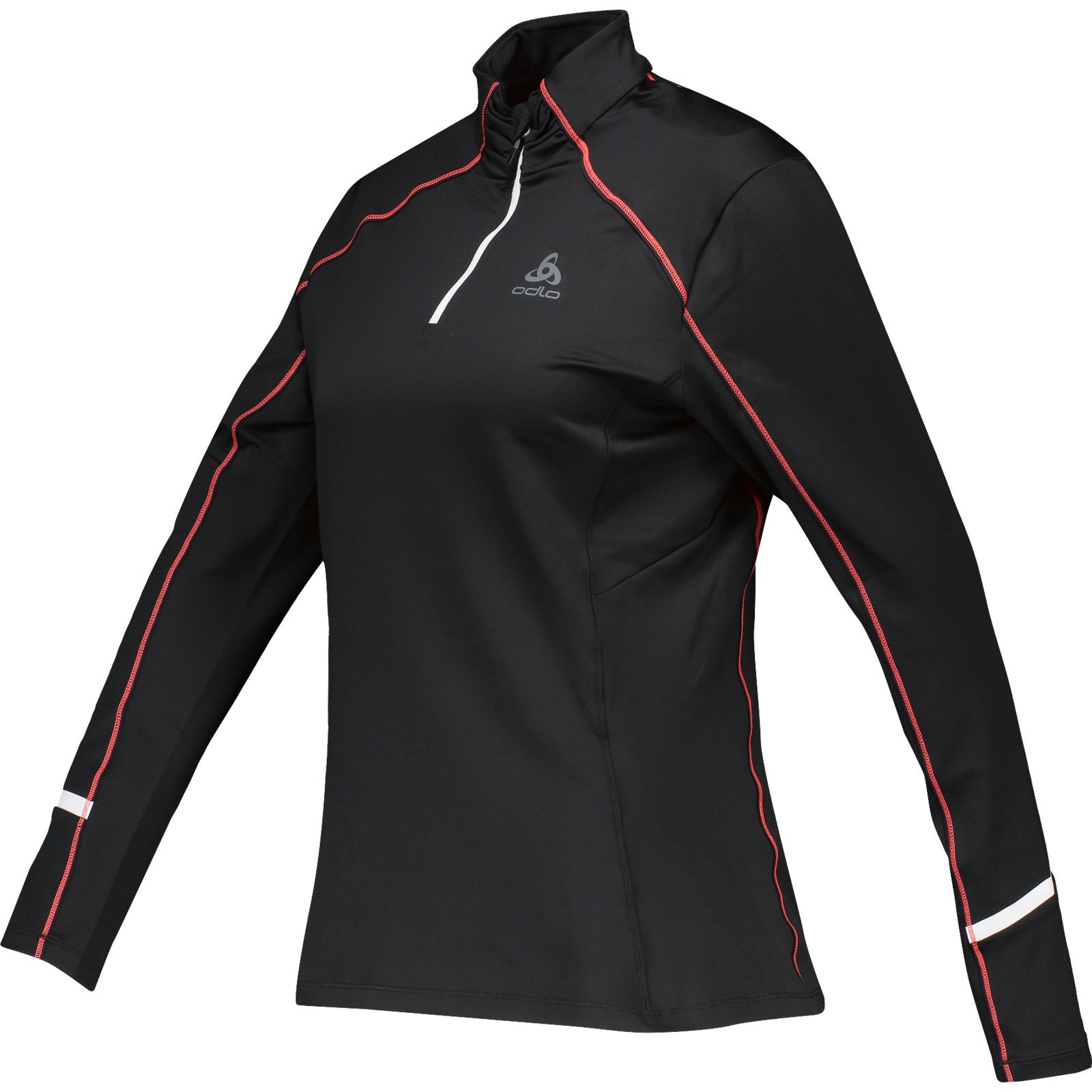 Odlo Damen-Fleecepullover Sengg 1/2 Zip XS, schwarz