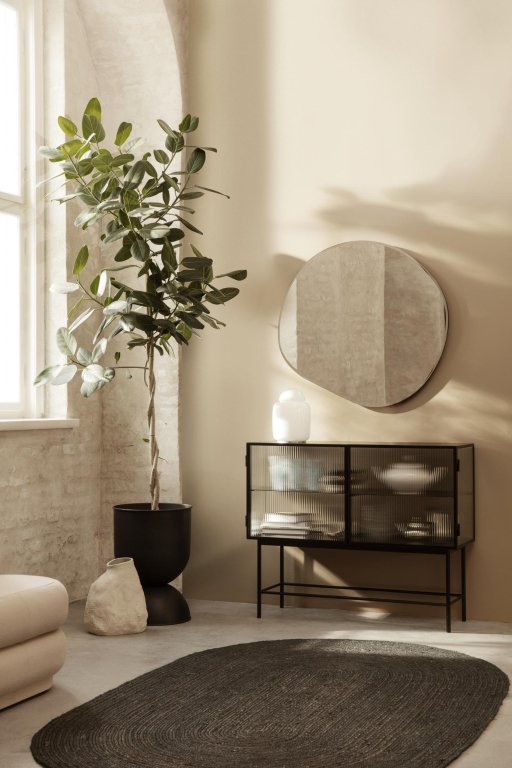 Ferm Living Pond spiegel extra large brass