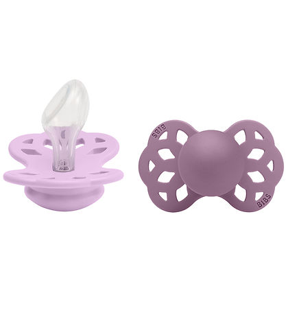 BIBS Infinity Schnuller - 2er-Pack - Gr. 2 - Anatomisch - Violet
