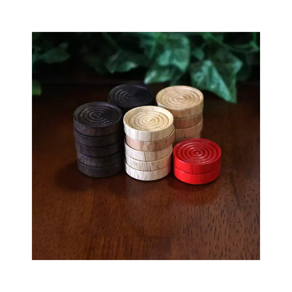 Ensemble de Palets de Carrom Woodestic