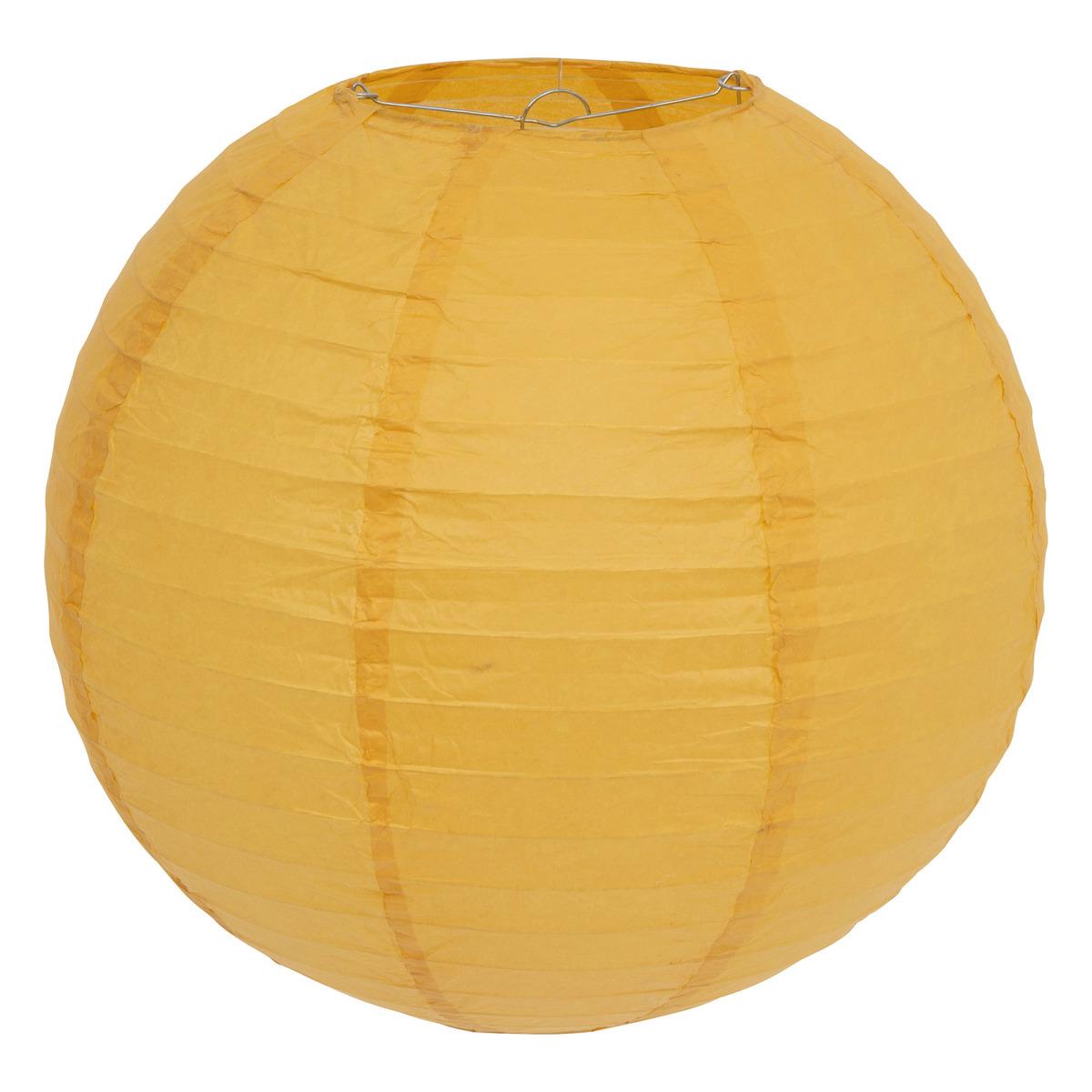 LANTERNE BOULE OYA OCRE D.35CM