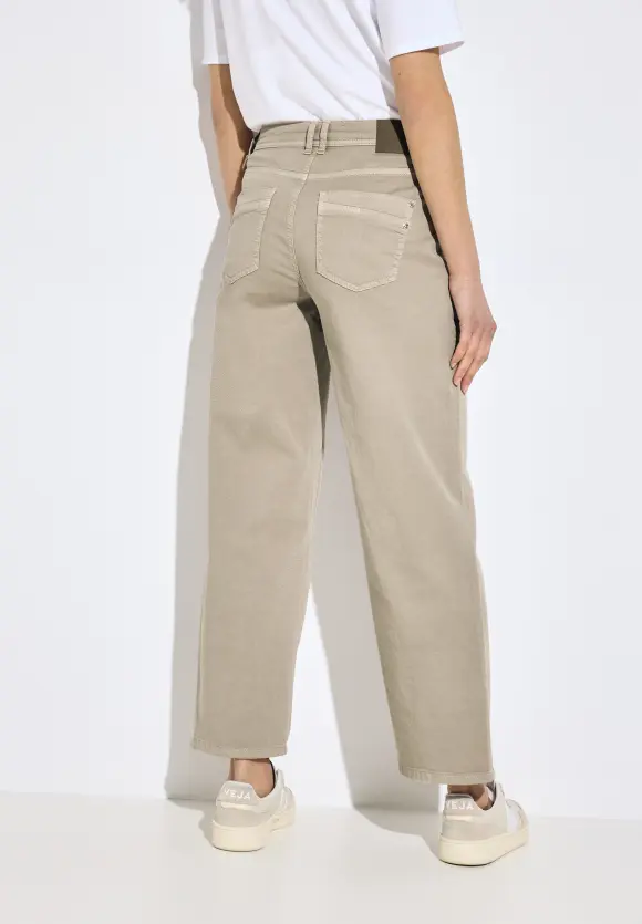 Loose Fit Twill Hose - simply beige