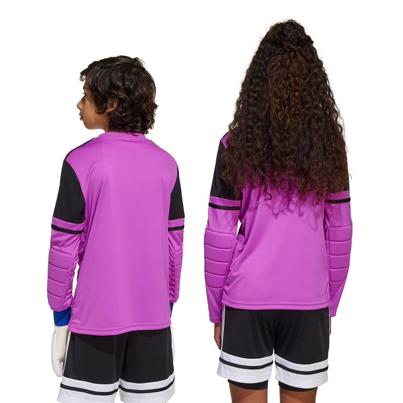 Adidas Squadra 25 Keepersshirt Lange Mouwen Kids Paars Zwart
