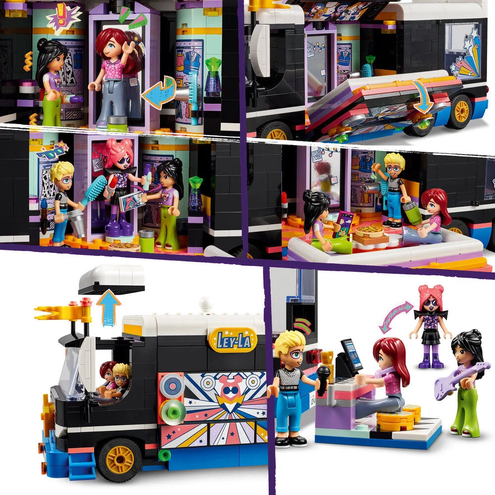 LEGO®FRIENDS 42619 - LE TOURBUS DE LA STAR DE LA POP